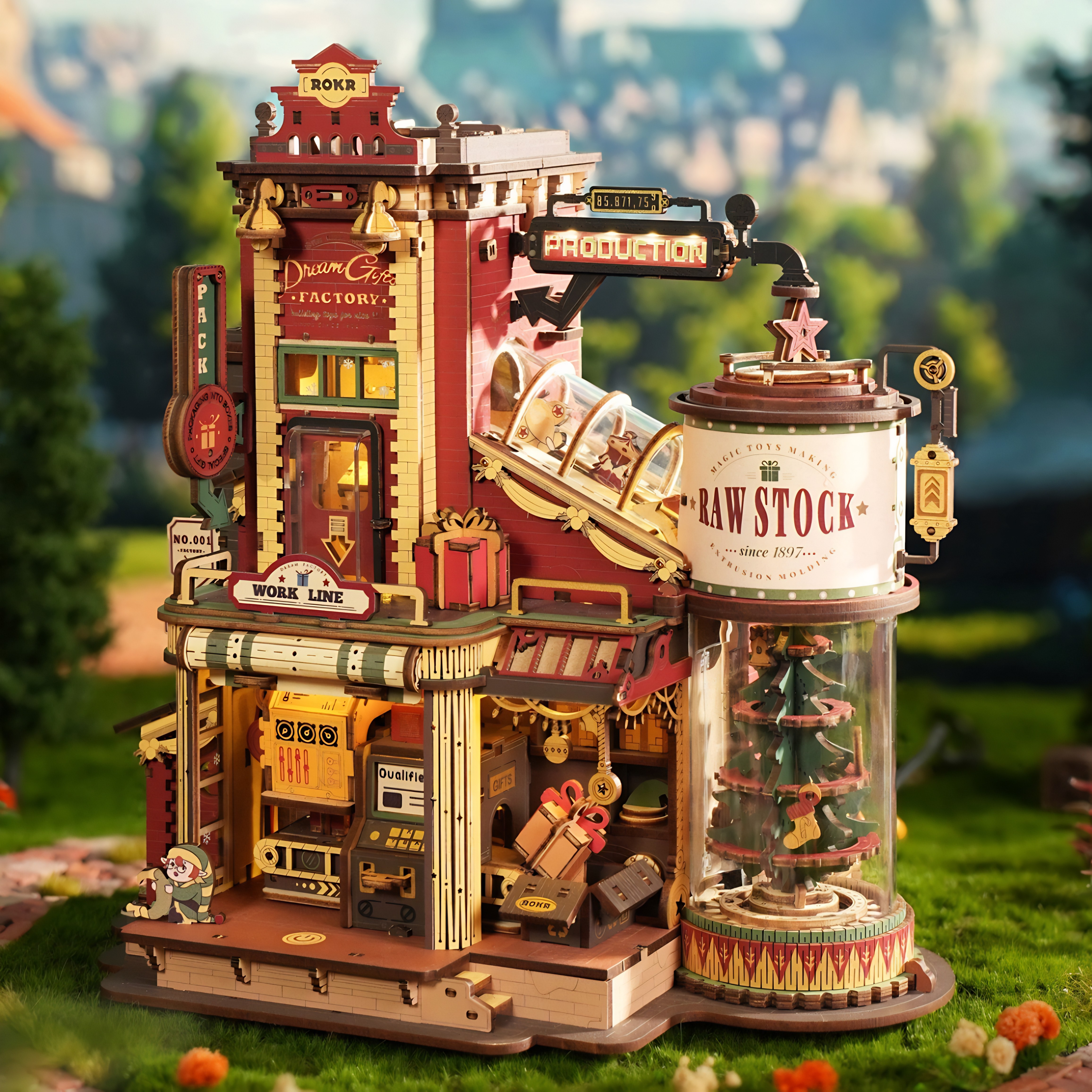 Christmas Dream Gift Factory - 3D Wooden Puzzle