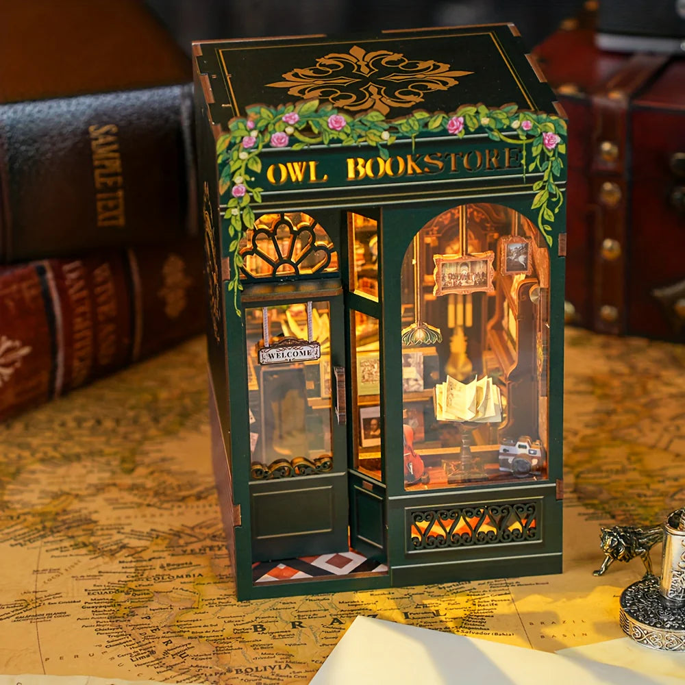 Owl Bookstore DIY Book Nook Kit