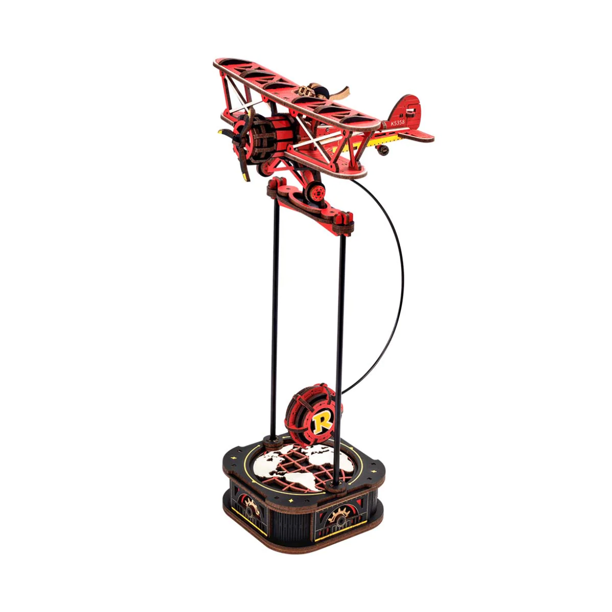 Sky Captain 3D Wooden Pendulum Swing