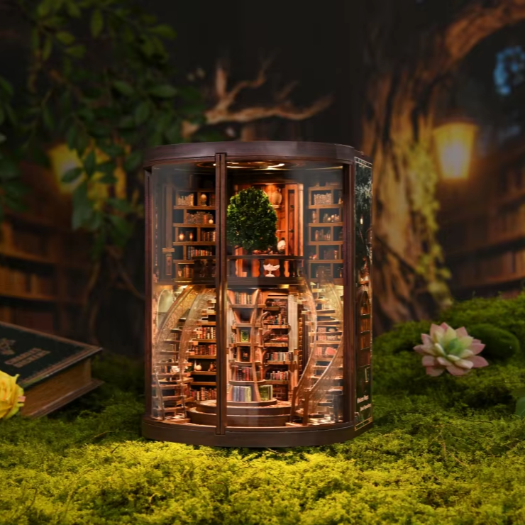 Wisdom Tree Bookshelf - DIY Miniature