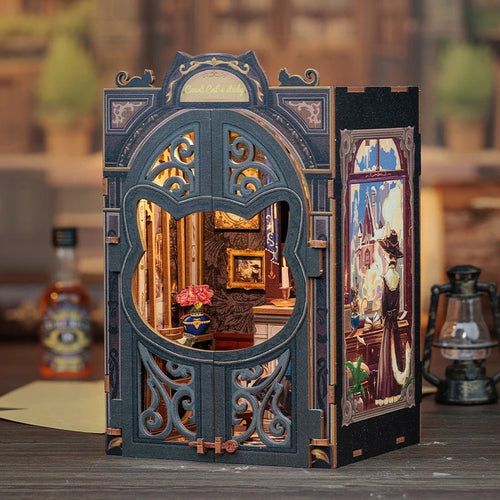 Cat Earl's Study DIY Book Nook Kit