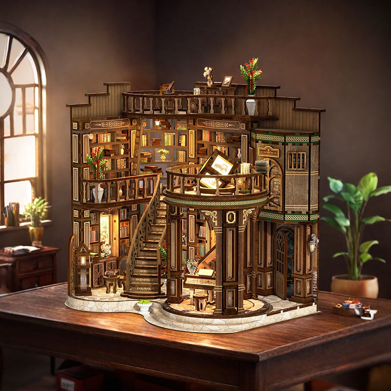 Dreamy Book Hall DIY Miniature